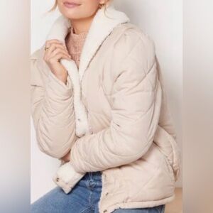 NWT Blank NYC Women’s Warm Hearts Quilted Jacket